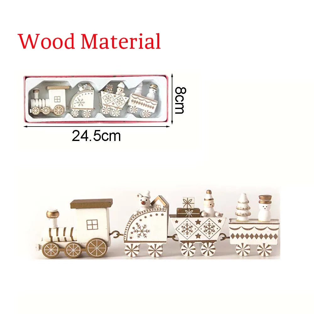 Christmas Wood Train,Merry Christmas Decorations For Home 2026,Christmas Ornament,New Year 2026 Gifts