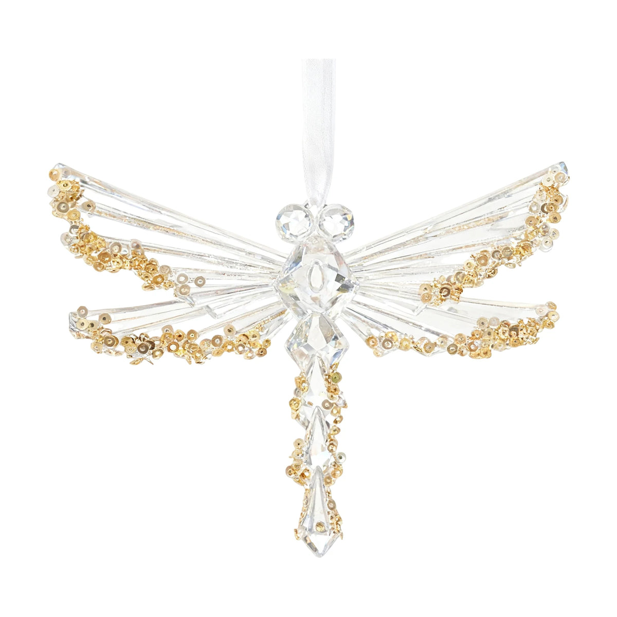Christmas Tree Decoration Crystal Decorations Hanging Snowflake Icicle Clear Crystal Decoration Christmas Party Decoration